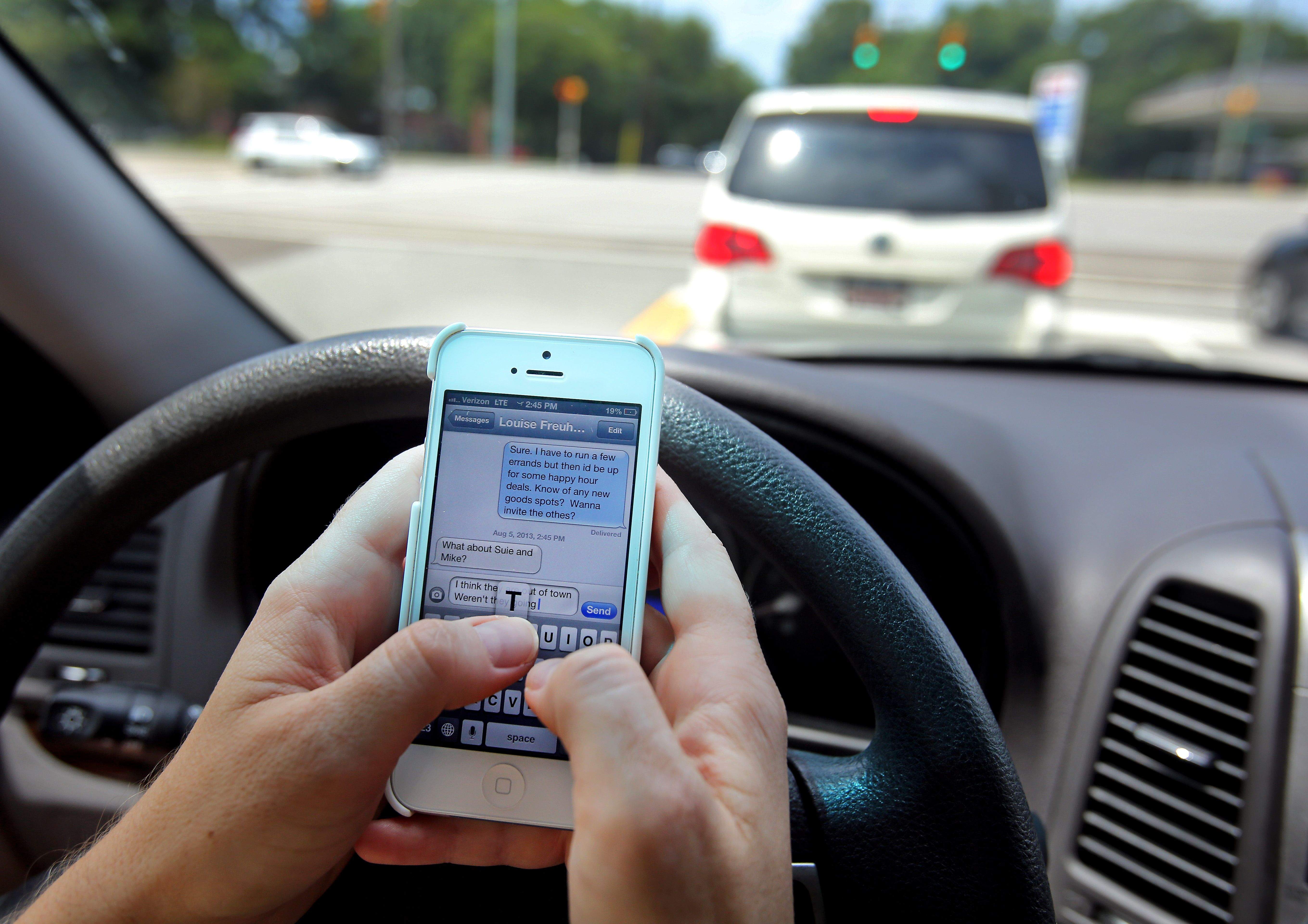 Texting and Driving causes Car accidents