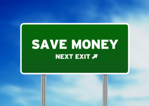 Sign That Says &Quot;Save Money.&Quot;