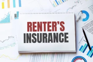 Renters Insurance Concept With Charts And Documents Highlighting Financial Coverage, Relating To Does Renters Insurance Cover Dog Bites